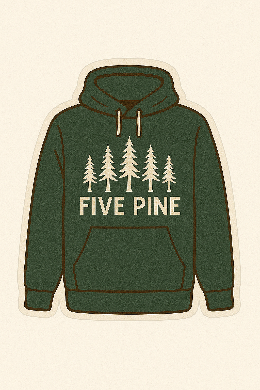 Five Pine Hoodie Sticker