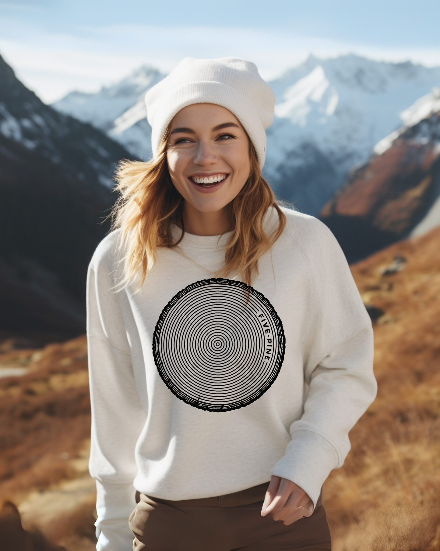 Tree Rings Crewneck